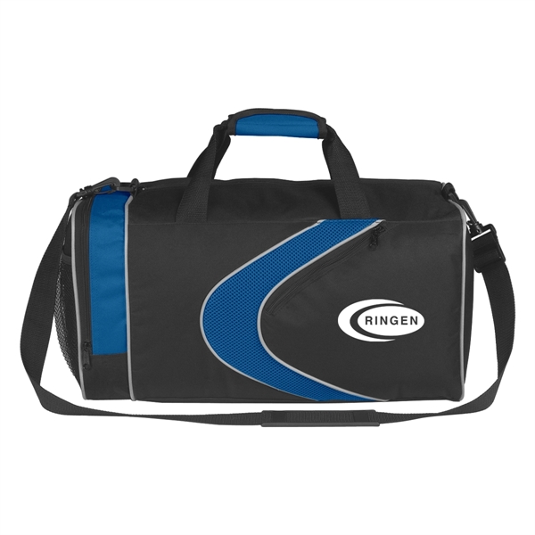 Sports duffel bag with top zippered compartment and shoulder strap.... from ASI 61125 Hit Promotional Products / Hit®