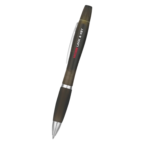 Sleek design highlighter with ballpoint pen.... from ASI 61125 Hit Promotional Products / Hit®