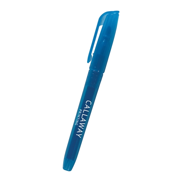 Pocket highlighter with chisel tip and fade resistant ink.... from ASI 61125 Hit Promotional Products / Hit®