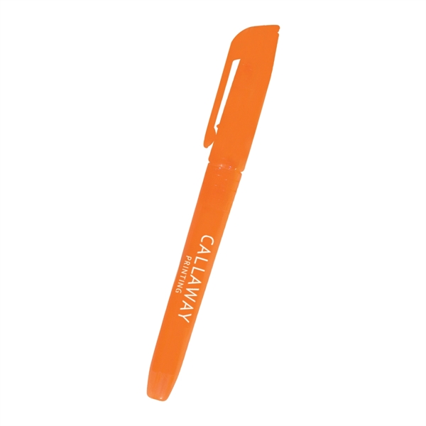 Pocket highlighter with chisel tip and fade resistant ink.... from ASI 61125 Hit Promotional Products / Hit®