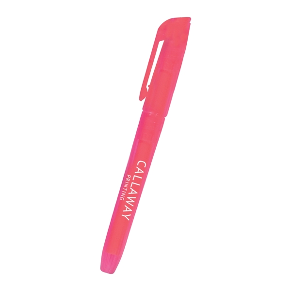 Pocket highlighter with chisel tip and fade resistant ink.... from ASI 61125 Hit Promotional Products / Hit®