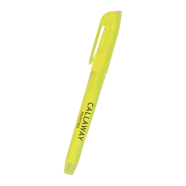 Pocket highlighter with chisel tip and fade resistant ink.... from ASI 61125 Hit Promotional Products / Hit®