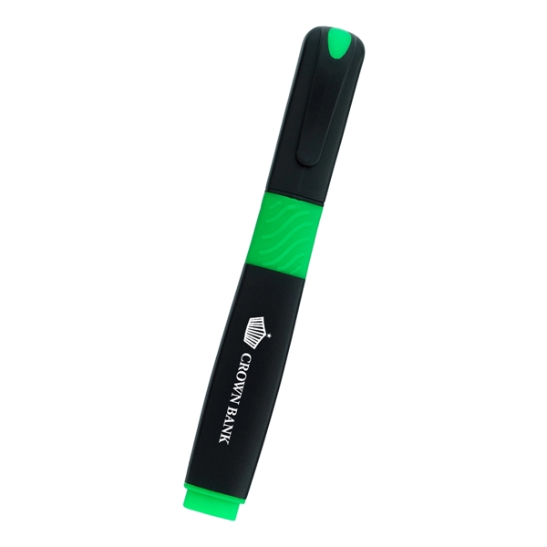 Highlighter with fade resistant ink and chisel tip.... from ASI 61125 Hit Promotional Products / Hit®