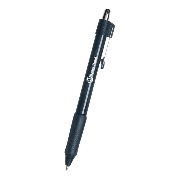 Retractable gel pen with rubber grip.... from ASI 61125 Hit Promotional Products / Hit®