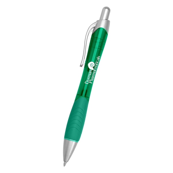 Gel pen with contoured rubberized grip for writing comfort and control.... from ASI 61125 Hit Promotional Products / Hit®