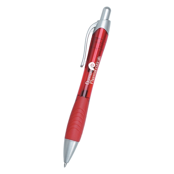 Gel pen with contoured rubberized grip for writing comfort and control.... from ASI 61125 Hit Promotional Products / Hit®