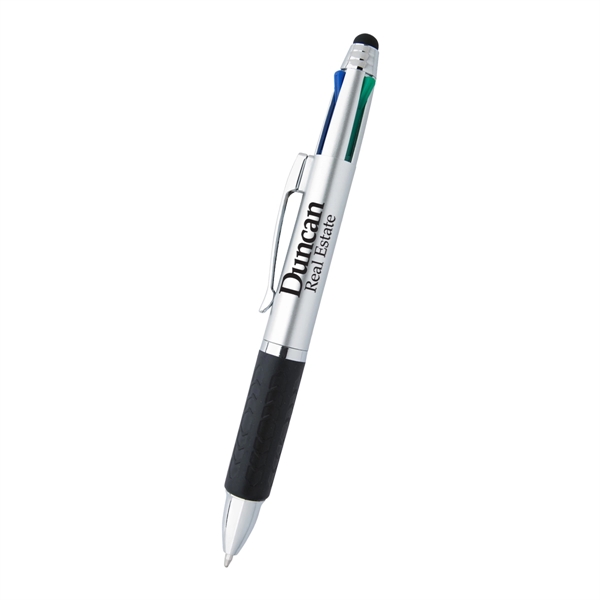 4 in 1 pen with stylus has 4 Ink colors and... from ASI 61125 Hit Promotional Products / Hit®