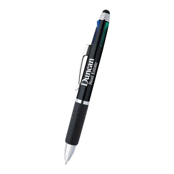 4 in 1 pen with stylus has 4 Ink colors and... from ASI 61125 Hit Promotional Products / Hit®