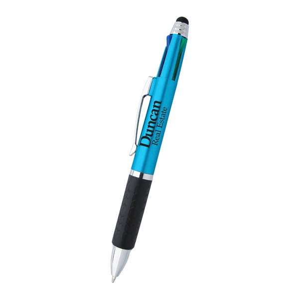 4 in 1 pen with stylus has 4 Ink colors and... from ASI 61125 Hit Promotional Products / Hit®