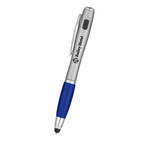Trio Pen with LED light and Stylus.... from ASI 61125 Hit Promotional Products / Hit®