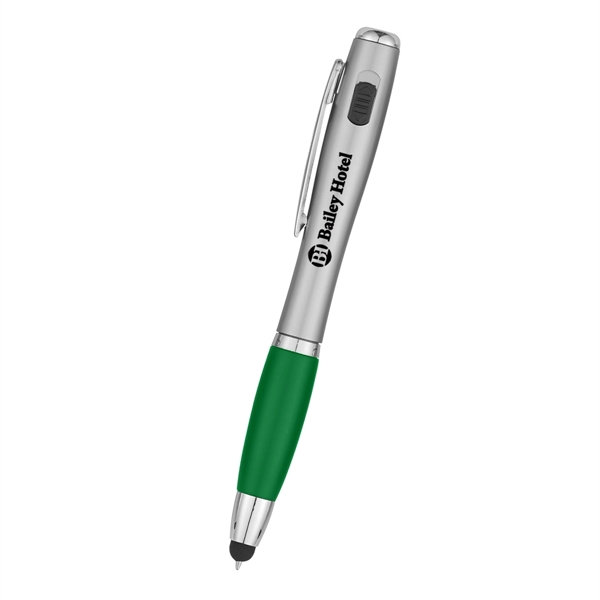 Trio Pen with LED light and Stylus.... from ASI 61125 Hit Promotional Products / Hit®