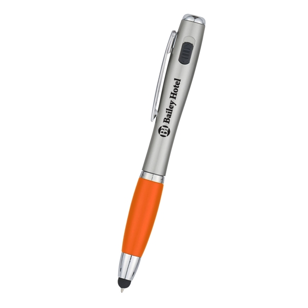 Trio Pen with LED light and Stylus.... from ASI 61125 Hit Promotional Products / Hit®