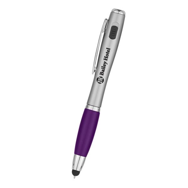 Trio Pen with LED light and Stylus.... from ASI 61125 Hit Promotional Products / Hit®
