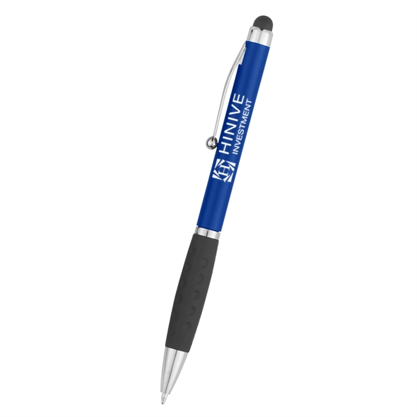 Provence Pen With Stylus has a rubber grip for writing comfort... from ASI 61125 Hit Promotional Products / Hit®