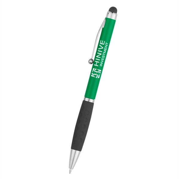 Provence Pen With Stylus has a rubber grip for writing comfort... from ASI 61125 Hit Promotional Products / Hit®