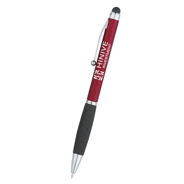 Provence Pen With Stylus has a rubber grip for writing comfort... from ASI 61125 Hit Promotional Products / Hit®