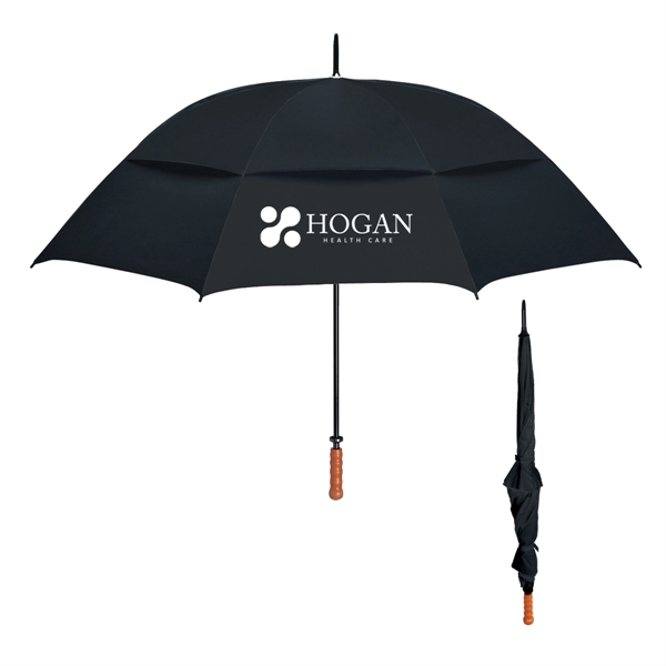 Vented, windproof umbrella withstands wind gusts up to 55 mph.... from ASI 61125 Hit Promotional Products / Hit®
