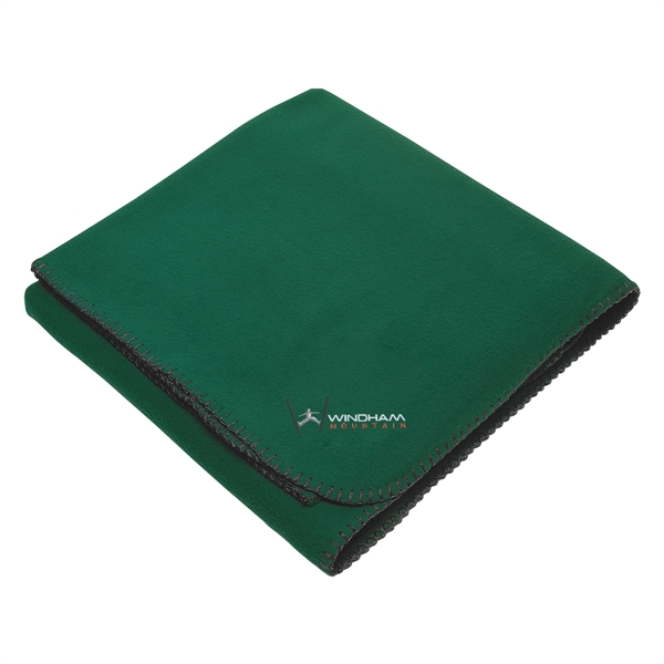 Fleece stadium blanket with whip stitch, made of 260 grams of... from ASI 61125 Hit Promotional Products / Hit®