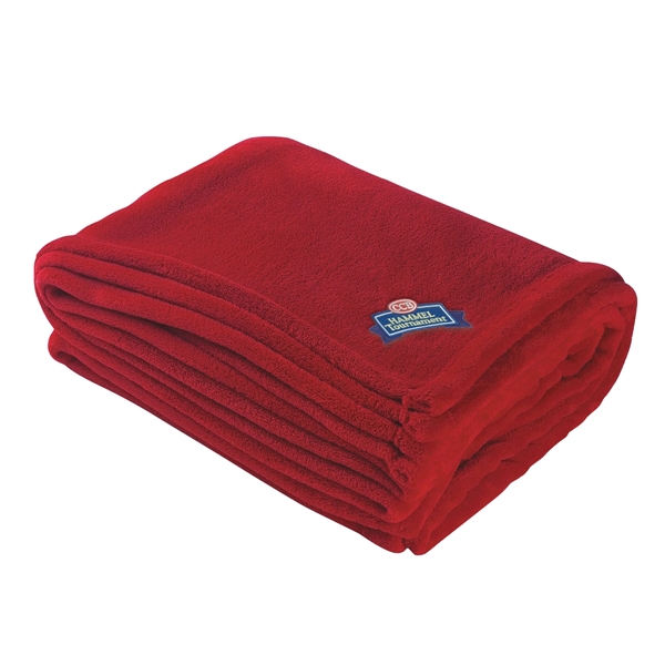 Chenille 100% plush polyester blanket, large 62" x 48".... from ASI 61125 Hit Promotional Products / Hit®