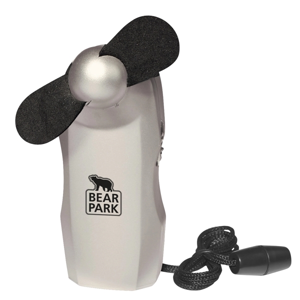 Mini fan with breakaway neck cord attachment.... from ASI 61125 Hit Promotional Products / Hit®