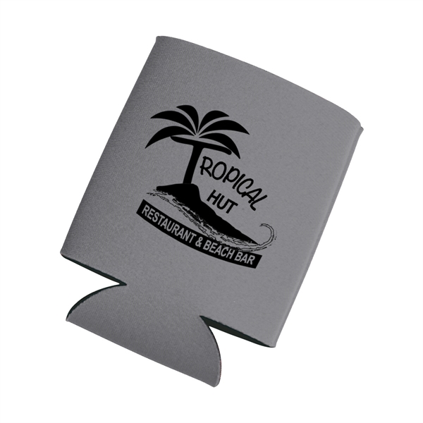 Beverage holder made of laminated open cell foam, folds flat.... from ASI 61125 Hit Promotional Products