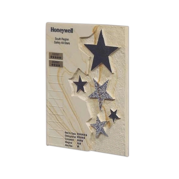 Perpetual chiseled star plaque. Plates sold separately. Made from recycled material.... from ASI 89860 StoneyCreek / StoneyCreek®