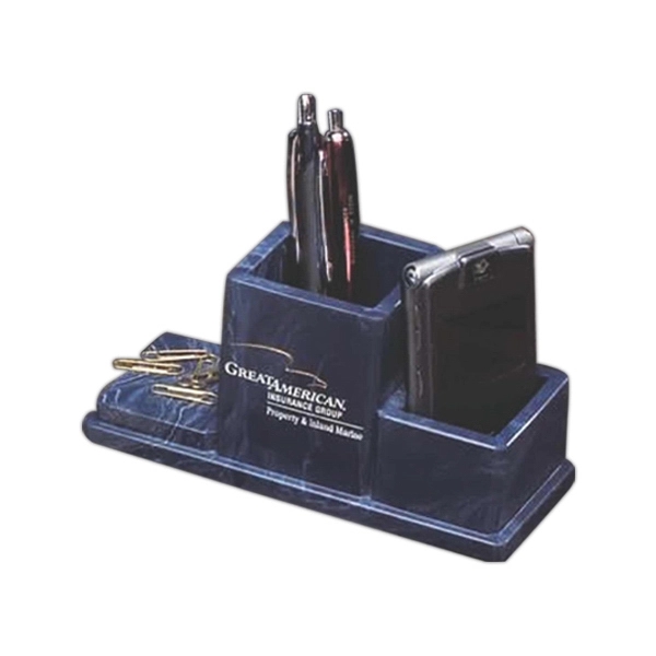 Desk caddy, 7" x 3" x 3 3/8". Made from recycled... from ASI 89860 StoneyCreek / StoneyCreek®