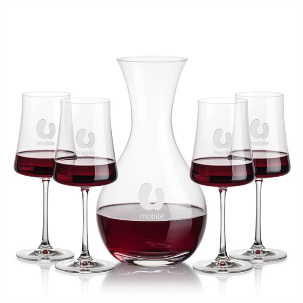 The Lead-Free Crystalline Adelita Carafe features a classic decanting shape and... from ASI 84592 St Regis Group