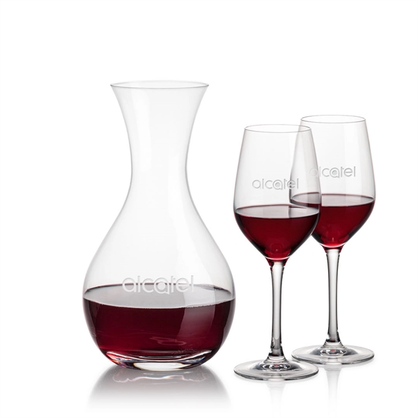 The Lead-Free Crystalline Adelita Carafe features a classic decanting shape and... from ASI 84592 St Regis Group