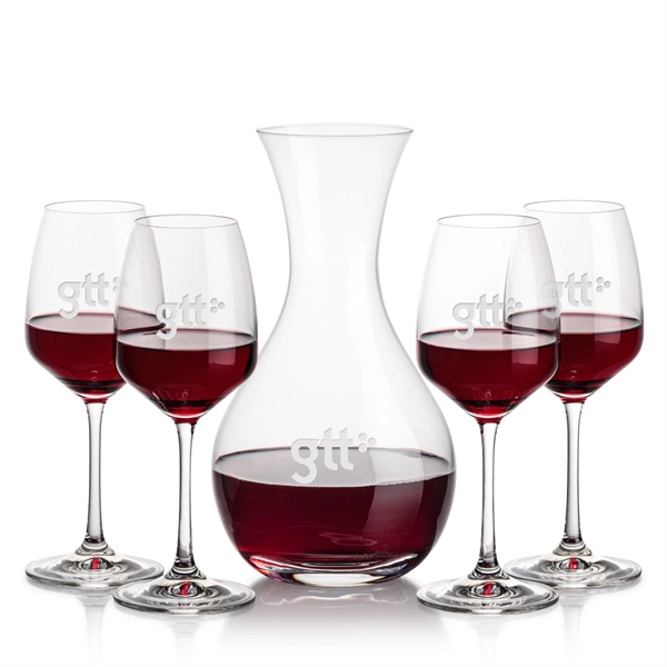 The Lead-Free Crystalline Adelita Carafe features a classic decanting shape and... from ASI 84592 St Regis Group