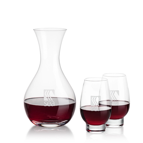 The Lead-Free Crystalline Adelita Carafe features a classic decanting shape and... from ASI 84592 St Regis Group