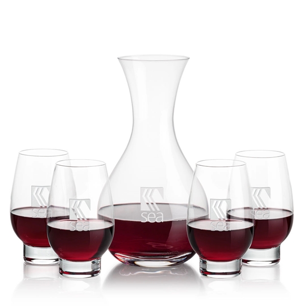 The Lead-Free Crystalline Adelita Carafe features a classic decanting shape and... from ASI 84592 St Regis Group