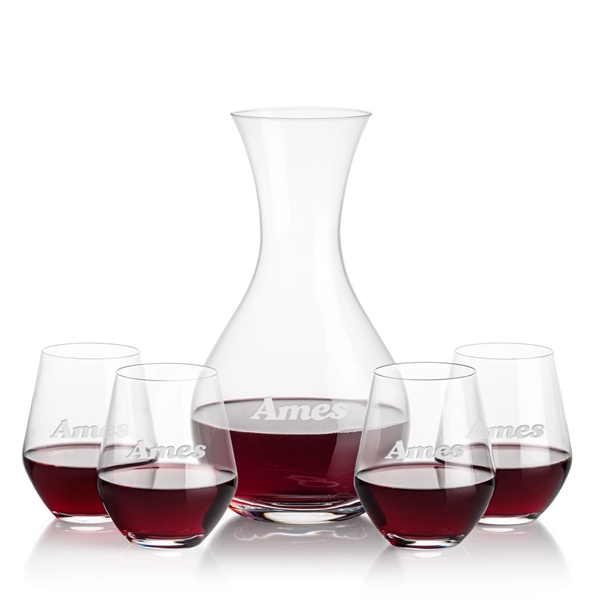 The Lead-Free Crystalline Adelita Carafe features a classic decanting shape and... from ASI 84592 St Regis Group