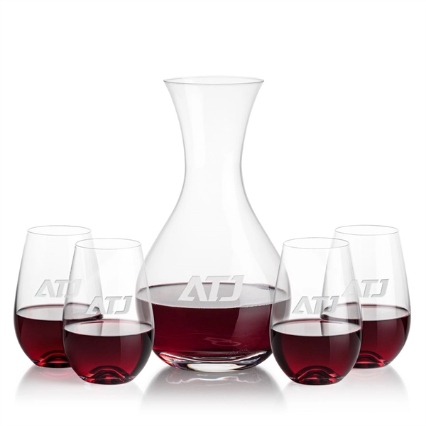 The Lead-Free Crystalline Adelita Carafe features a classic decanting shape and... from ASI 84592 St Regis Group