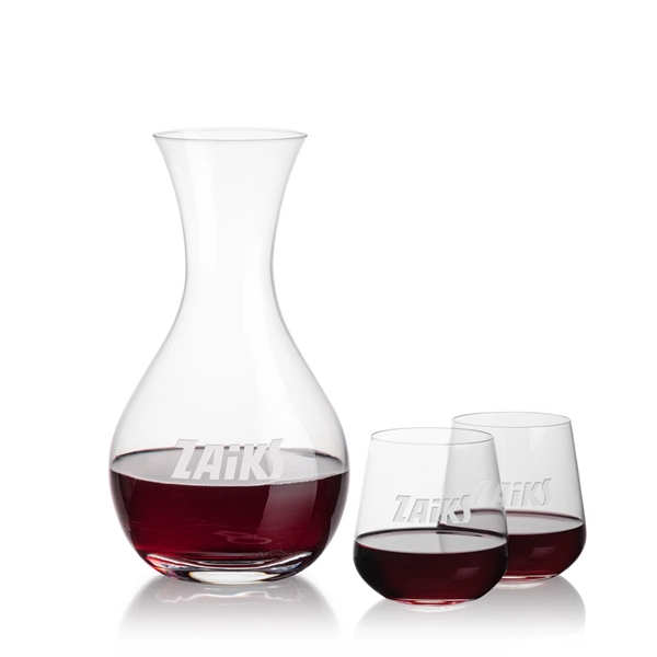 The Lead-Free Crystalline Adelita Carafe features a classic decanting shape and... from ASI 84592 St Regis Group