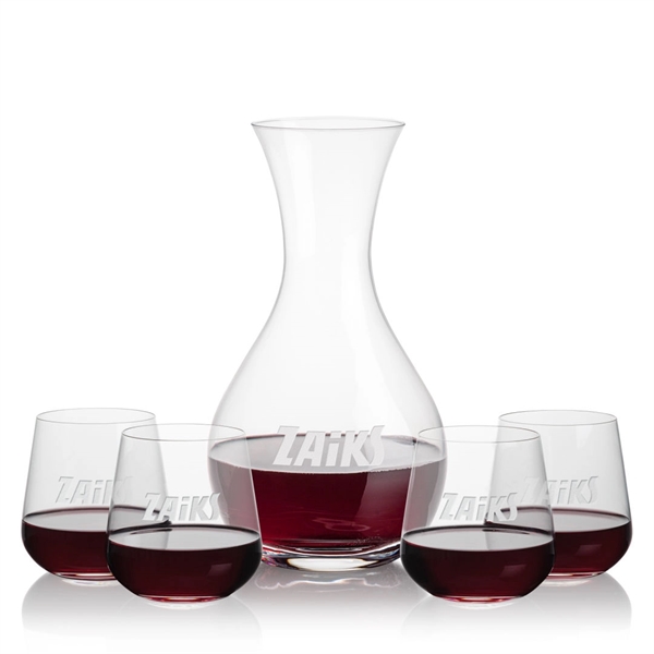 The Lead-Free Crystalline Adelita Carafe features a classic decanting shape and... from ASI 84592 St Regis Group