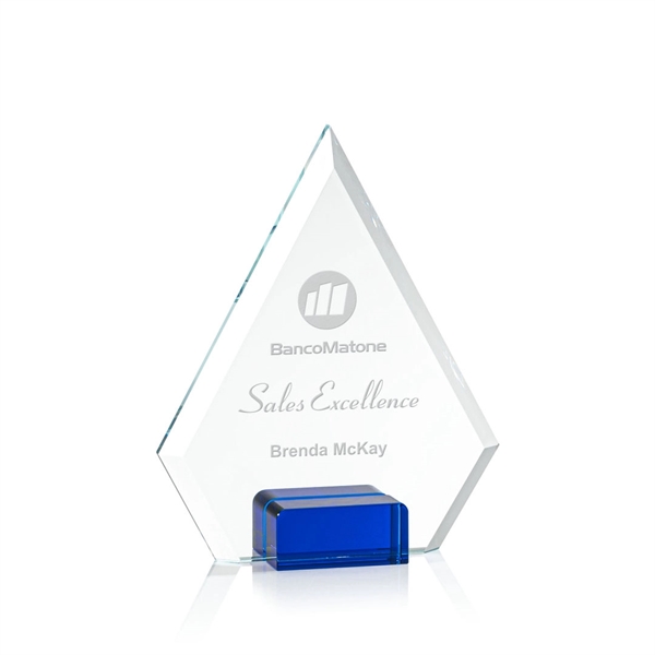 Unique arrow head shaped award with starfire optical crystal base.... from ASI 84592 St Regis Group / St Regis