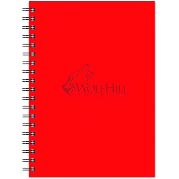 Vinyl-Like Paperboard Front Cover w/ deboss or foil imprint,100 sheets of... from ASI 91340 Journalbooks/Timeplanner Calendars