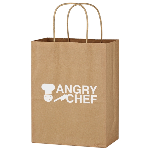 8" x 10 1/4" shopping bag made from Kraft paper.... from ASI 61125 Hit Promotional Products / Hit®