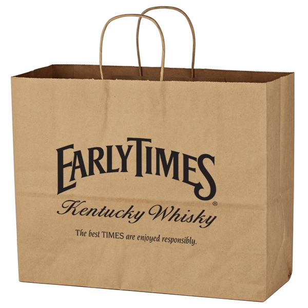 16" x 12 1/2" shopping bag made from Kraft paper.... from ASI 61125 Hit Promotional Products / Hit®