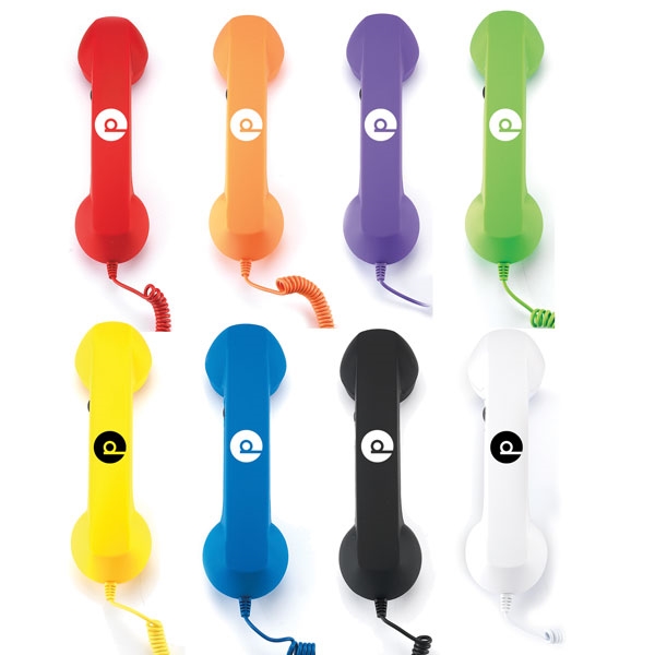 Plastic telephone handset receiver for cellphones and devices with twist cord.... from ASI 57800 Gordon Sinclair / Gordon Sinclair®