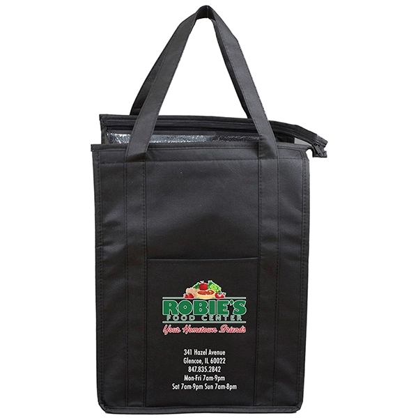 12" x 16" x 10" 80GSM non-woven polypropylene insulated tote with... from ASI 62660 Innovation Line