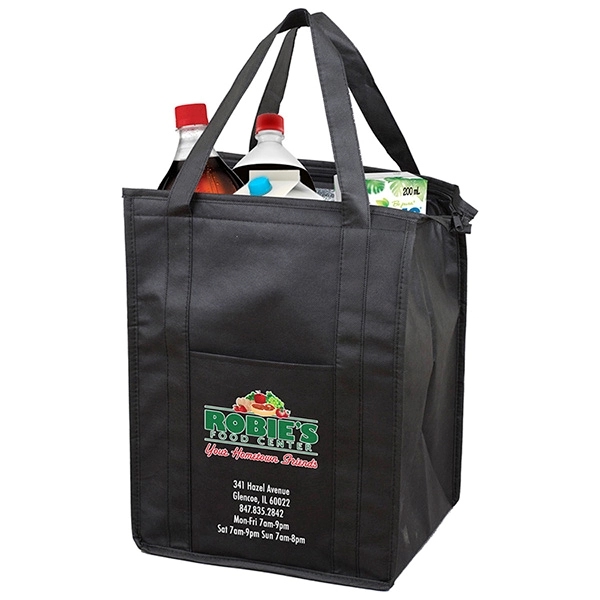 12" x 16" x 10" 80GSM non-woven polypropylene insulated tote with... from ASI 62660 Innovation Line