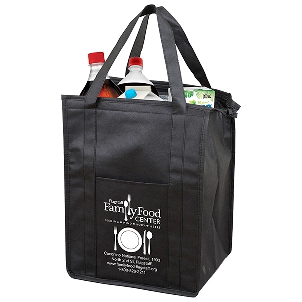 12" x 16" x 10" 80GSM non-woven polypropylene insulated tote with... from ASI 62660 Innovation Line