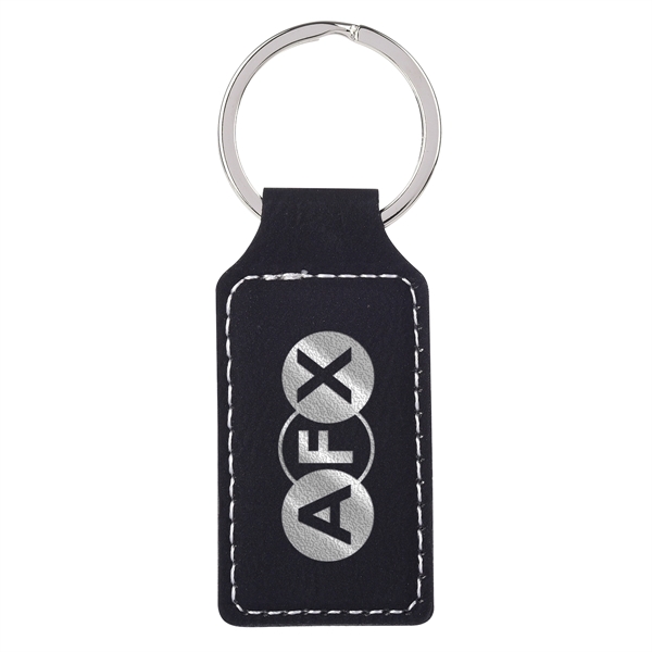 Belvedere stitched key tag with a split ring attachment and several... from ASI 61125 Hit Promotional Products / Hit®