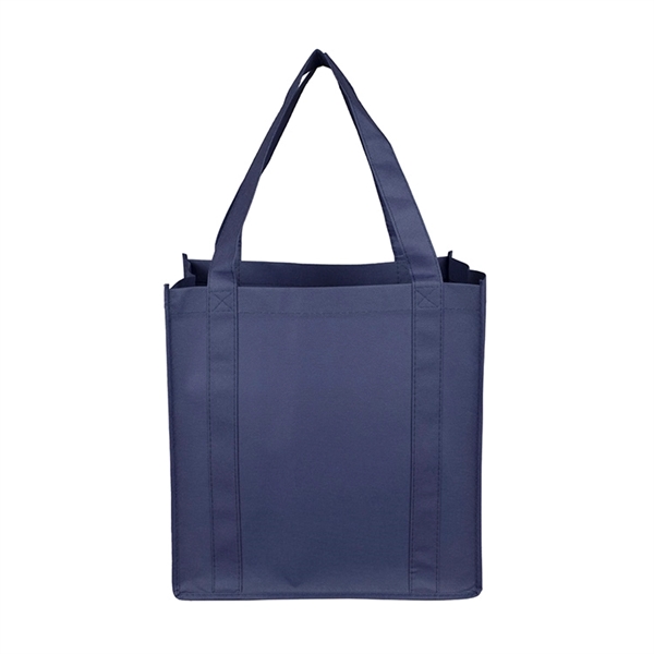 Non-woven polypropylene grocery tote bag with 20" handles, 8" gusset and... from ASI 62660 Innovation Line