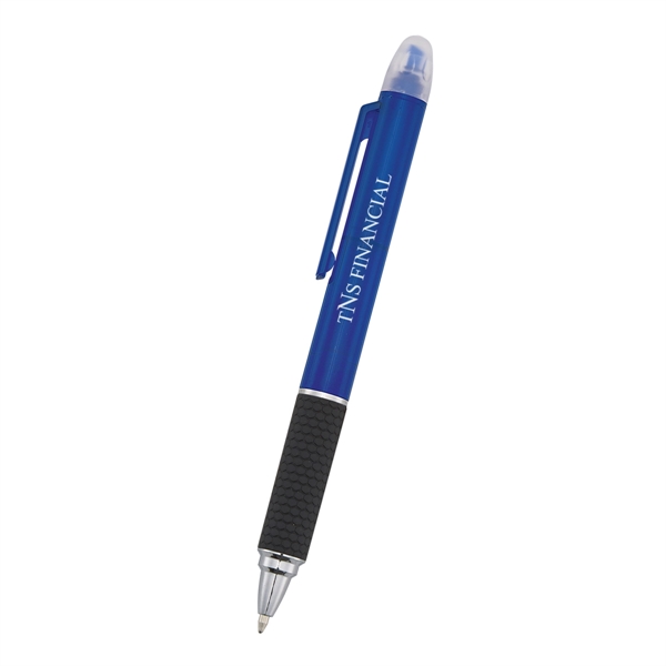 Sayre twist-action pen with black ink, an extra-wide pocket clip, and... from ASI 61125 Hit Promotional Products / Hit®