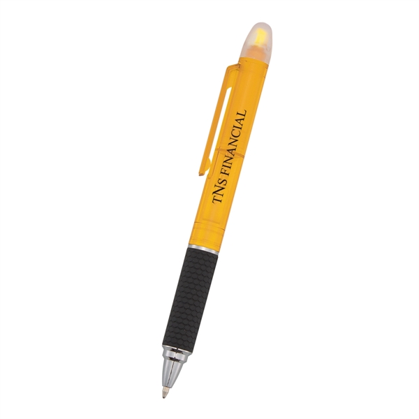 Sayre twist-action pen with black ink, an extra-wide pocket clip, and... from ASI 61125 Hit Promotional Products / Hit®