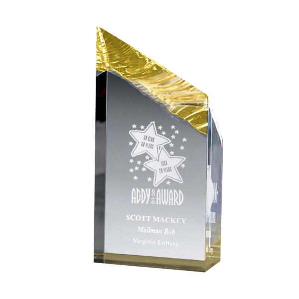 3" x 6" tower award that's made of lucite acrylic with... from ASI 61125 Hit Promotional Products / Hit®