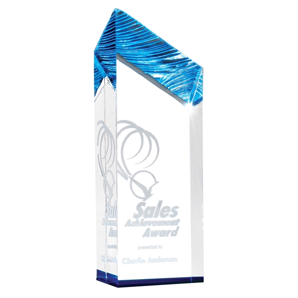 3 1/2" x 10" tower award that's made of lucite acrylic... from ASI 61125 Hit Promotional Products / Hit®